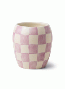 Порцеланова соева свещ Падивакс Шахмат - Лавандула и мимоза